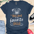My bulldog is my favorite child - V2 - Hand Drawn T-Shirt